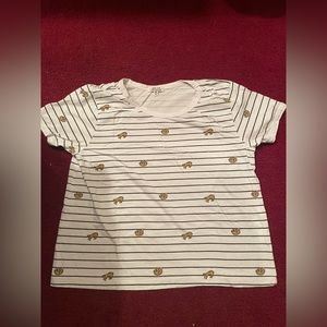 Sloth T-Shirt Women’s Medium Spring and Summer Casual Top